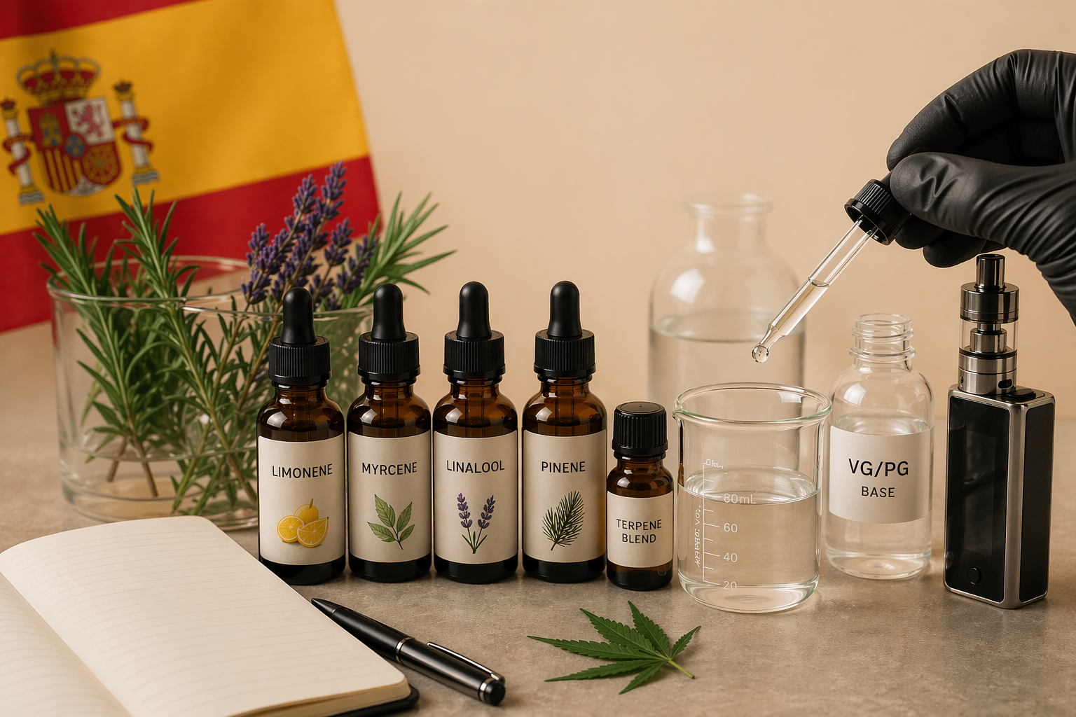 Cómo Formular Líquidos para Vapeo con Terpenos
