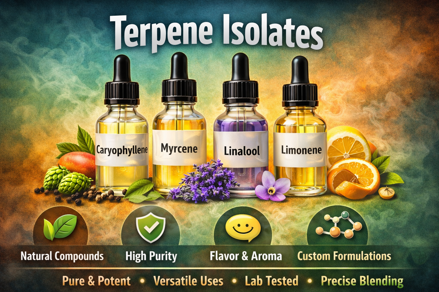 Terpenes isolates
