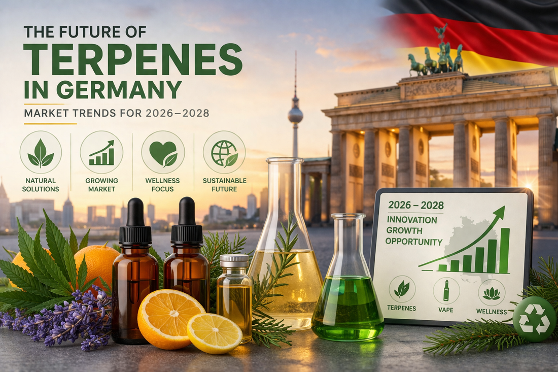 terpene products and laboratory glassware