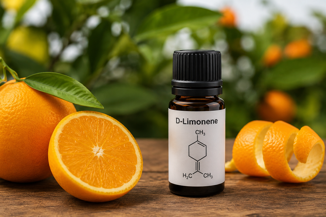 D-Limonene terpene found naturally in citrus orange peel